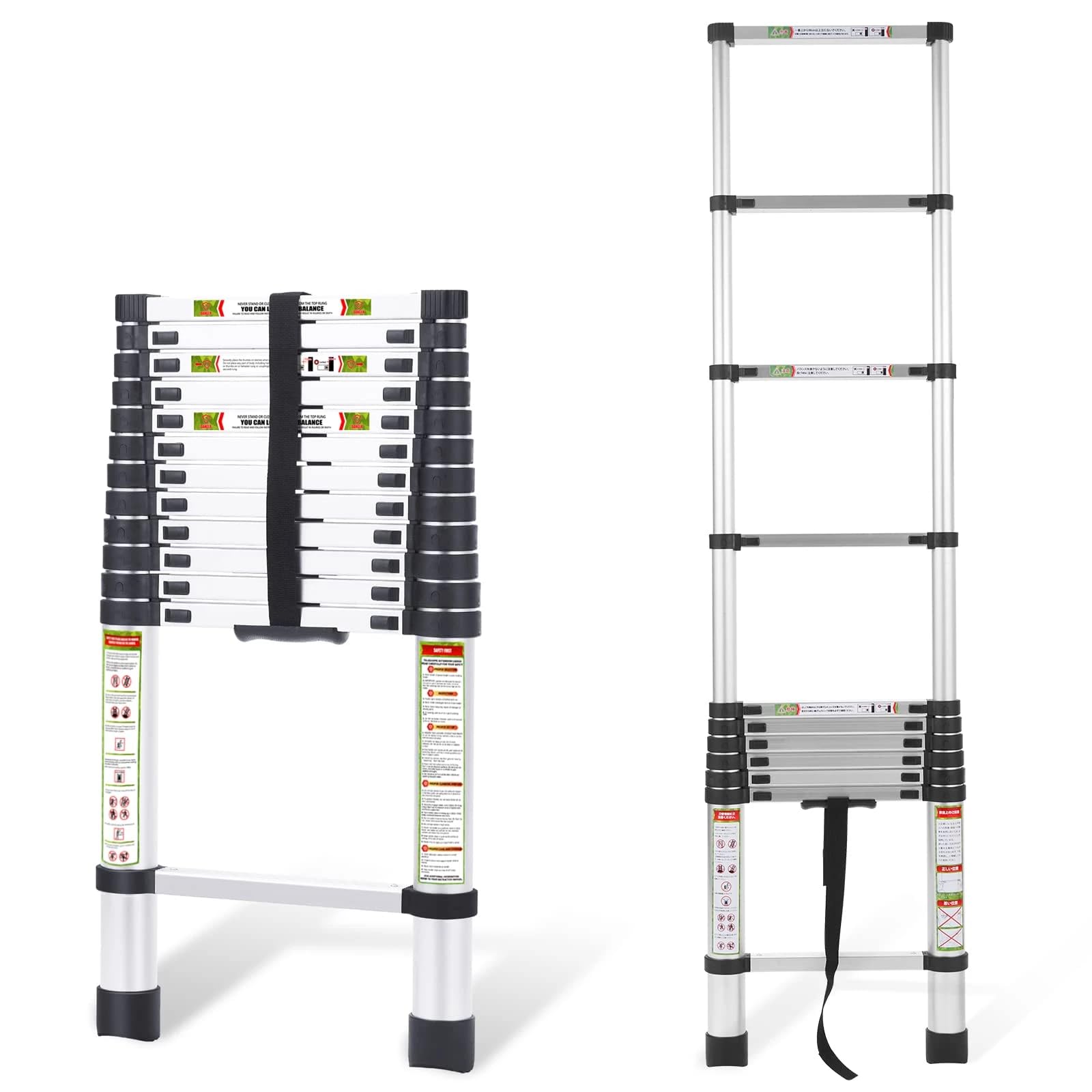 Natural  Buildings「The Ladder」 美麗装丁 Extendable Ladder for Stairs/Outdoor Working, Multi-Purpose